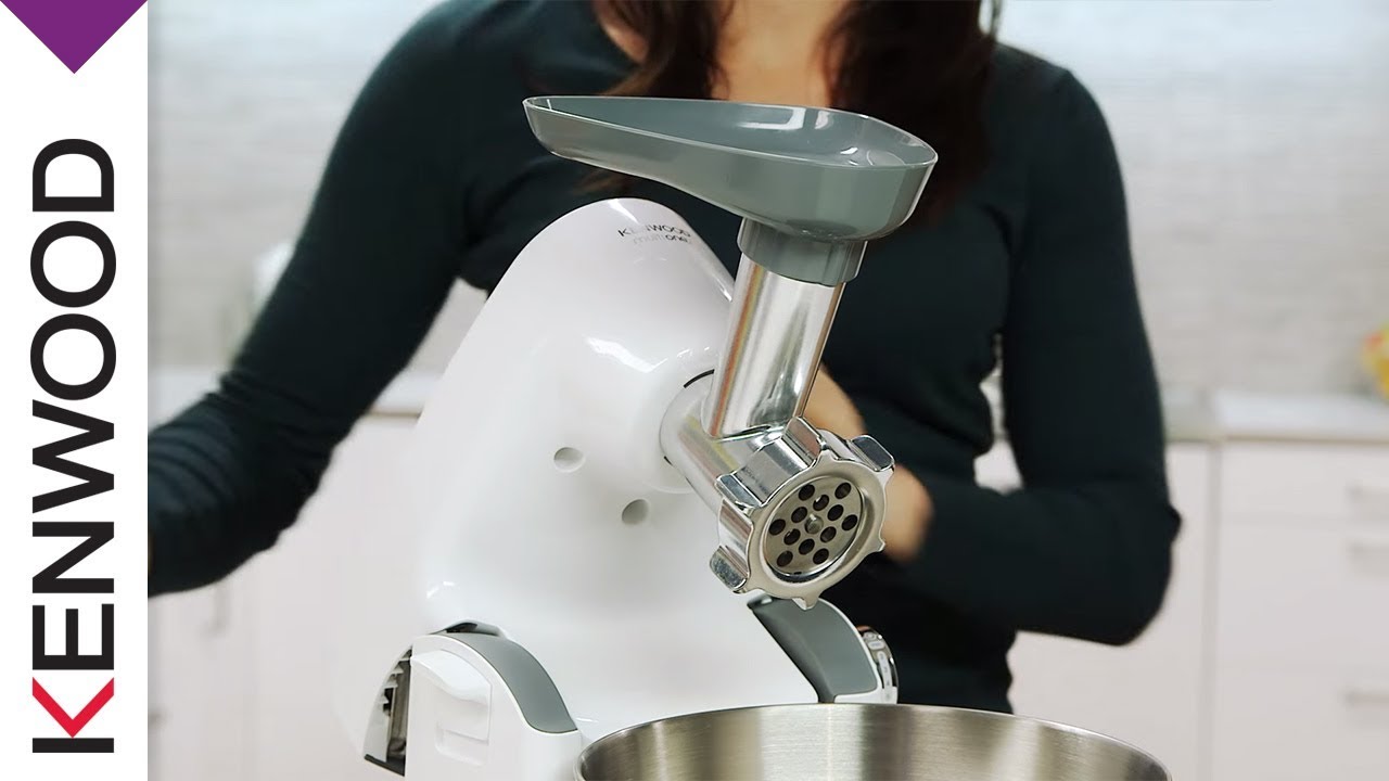 Kenwood Chef I Kitchen Machines I How to assemble the Food Mincer