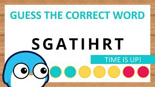 iShoya Reacts To Guess the Correct Word! Unscramble in Record Time! 8 Letters | Agent Quiz