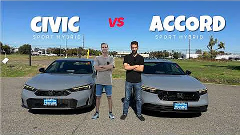 2026 Honda Civic vs Honda Accord Sport Hybrid