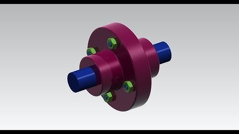 Flange Coupling UnProtected | Nx | part Design And Assembly