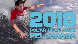 Brrrr... Polar Bear Swim 2018 Prince Edward Island CANADA