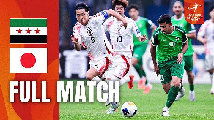 Syria vs. Japan | Full Match | AFC U20 Asian Cup™ China 2025