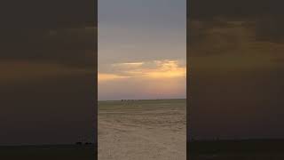 Desert Life Morning Sunlight, Sky View At Hafar Hafr Al Batin On Winter Season, Saudi Arabia