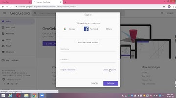 How To Create Geogebra Account
