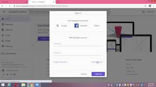 How To Create Geogebra Account