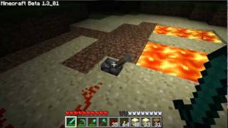 Minecraft Piston Mod: Sunken Lava Bridge Demo
