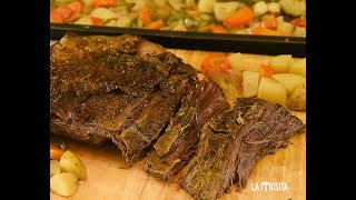 Haciendo Vacío al Horno en La Mesita (sale tan tierno, que se corta con cuchara)