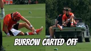 Scary Joe Burrow Training Camp Injury [UPDATE From Zac Taylor]