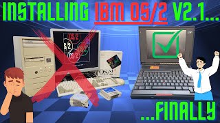 IBM OS\/2 Unboxing \& Installation - Finally!