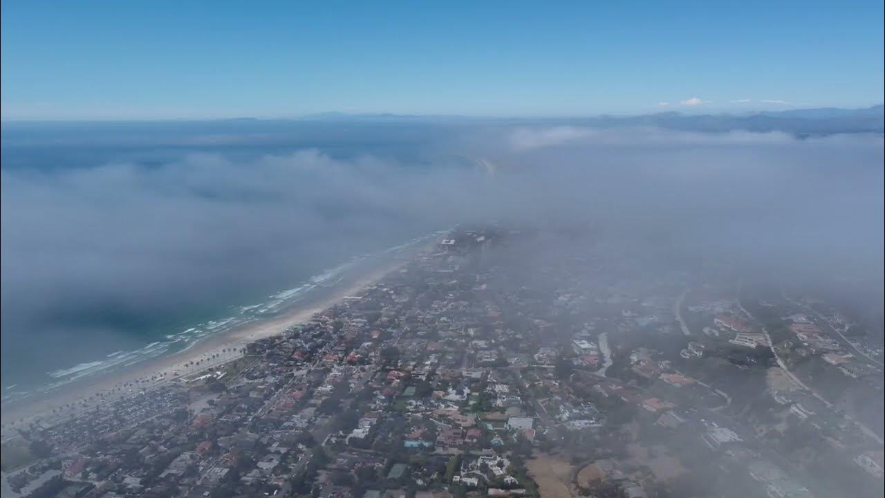 Drone flight at La Jolla Shores and Mt. Soledad (San Diego, California
