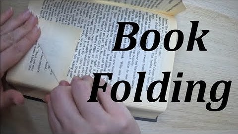 Transform Old Books into Stunning Art with this Book Folding Tutorial - The perfect affordable craft