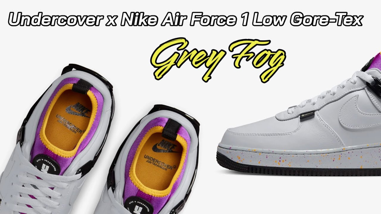 Undercover x Nike Air Force 1 Low Gore-Tex Grey Fog