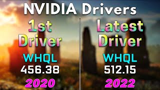 NVIDIA 1st Driver (WHQL 456.38) vs Latest Driver (WHQL 512.15) | PC Gameplay Test (RTX 3080)