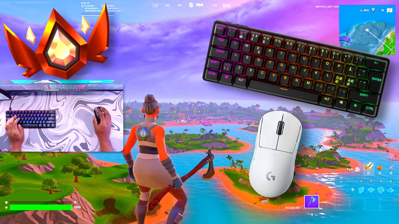 Apex Pro Mini Keyboard ASMR 😴 Champion Ranked Gameplay ⭐