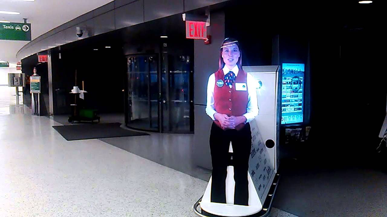 Hologram Agent at JFK Airport YouTube