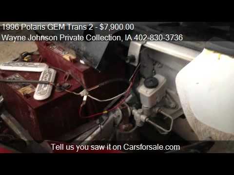 1996 Polaris GEM Trans 2 for sale in Shenandoah, IA 51601 at - YouTube