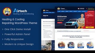 Airtech – Plumber WordPress theme 3.99 $ Only