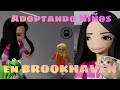 👶ADOPTANDO NIÑOS EN BROOKHAVEN 👧/Roblox