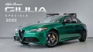 Alfa Romeo GIULIA SPECIALE 2022 Verde Montreal - Scotti Alfa Romeo Alfa Romeo Giulia Green Color
