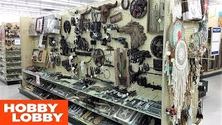 HOBBY LOBBY COUNTRY WESTERN NATIVE AMERICAN HOME DECOR SHOP WITH ME SHOPPING STORE WALK THROUGH 4K