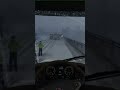 Crash in heavy snow ets2