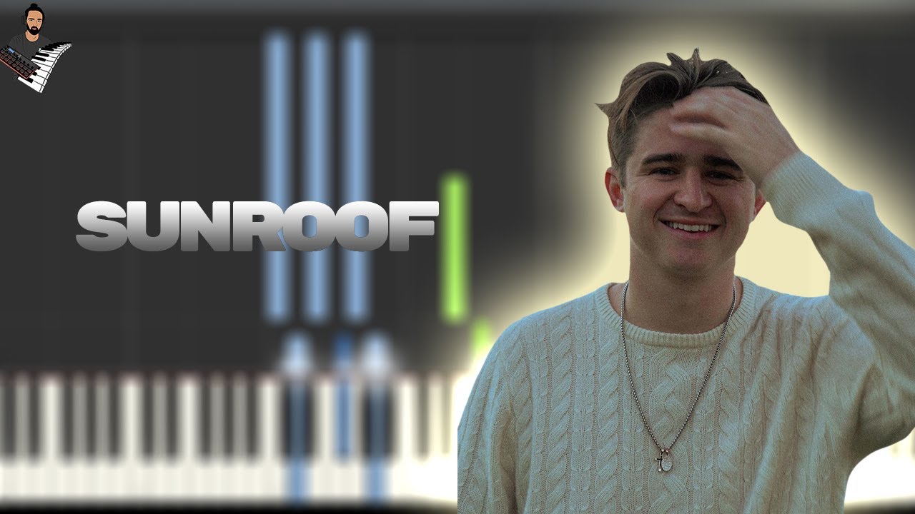 Nicky Youre, dazy Sunroof Instrumental Piano Tutorial / Partitura