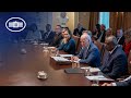 President Biden Convenes a Cabinet Meeting