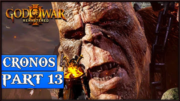 God Of War 3 Remastered Gameplay Walkthrough Part 13 Cronos Boss - 1080p 60fps - No Commentary