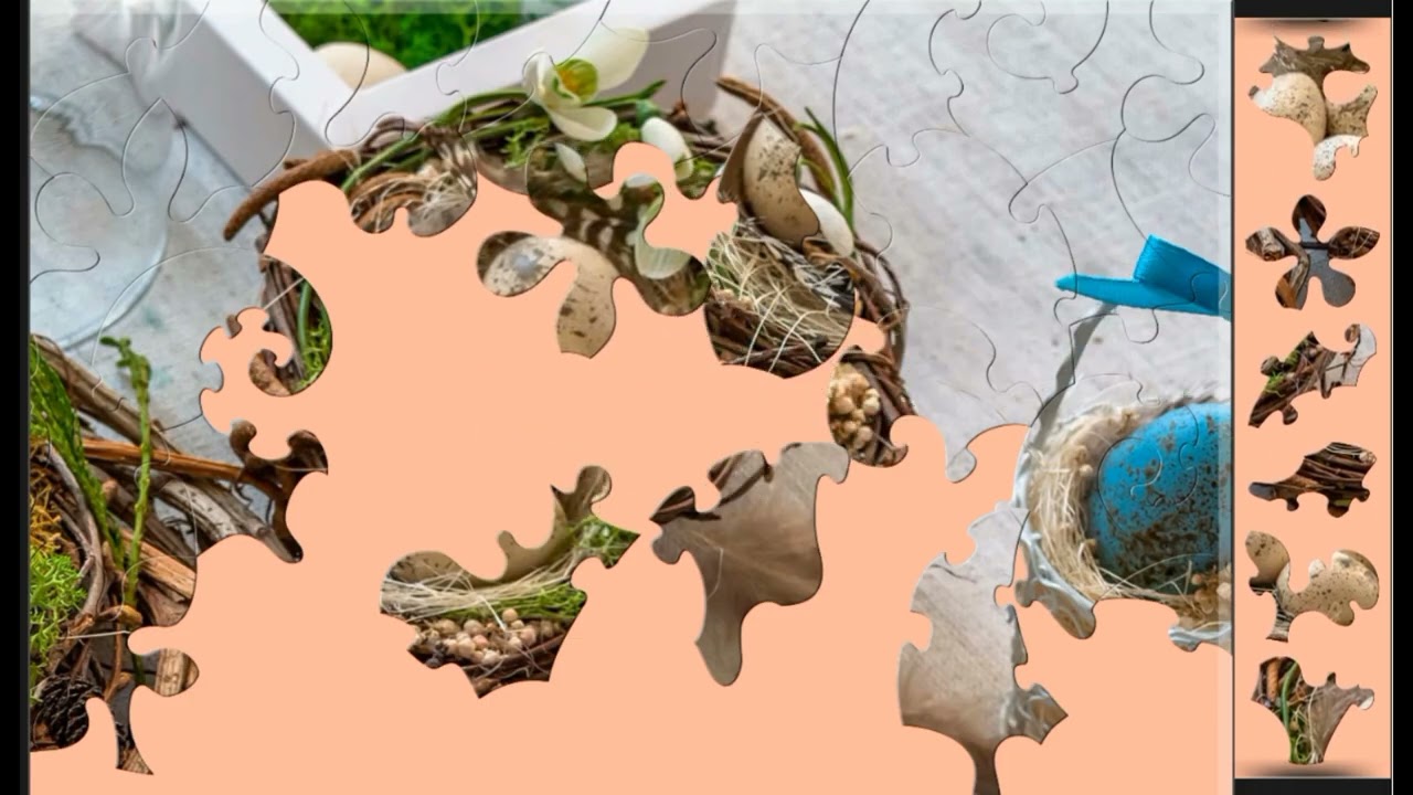 Coloful Egg Basket🌈🌈 jigsaw puzzle🧩🧩 \\ 