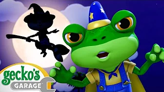 Trick or Treat Treasure Hunt!!🍬 | Gecko's Garage | Kids Cartoons & Nursery Rhymes | Moonbug Kids