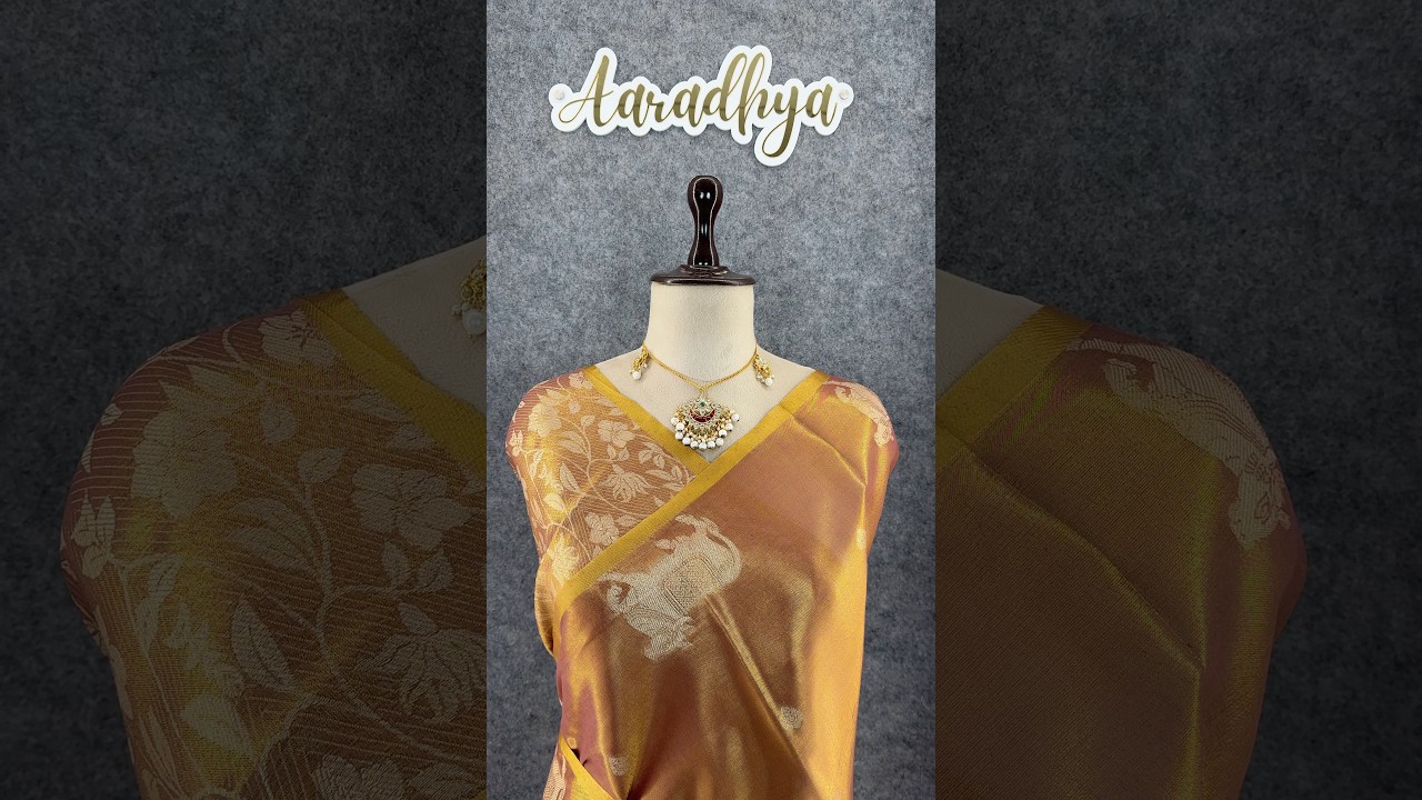 Heritage Art Edit – Pichwai Pattern Tissue Silk Saree