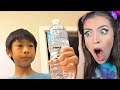 Kid Drinks Water Bottle In 1 SECOND..