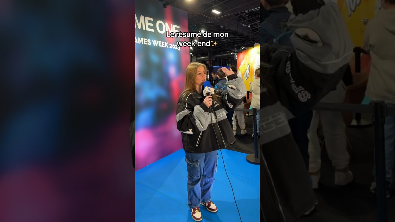INSANE la Paris Games Week! J’ai ADORÉ vous rencontrez! Merci pour le support🩵 
