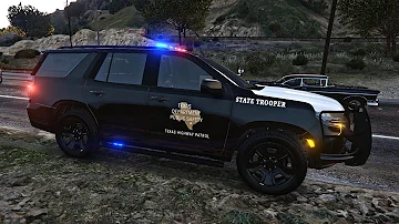 2022 TAHOE!!! TEXAS HIGHWAY PATROL | GTA 5 LSPDFR