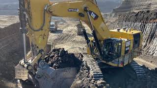 Caterpillar 6015B Excavator Loading Trucks With Two Passes  Sotiriadis Mining Works