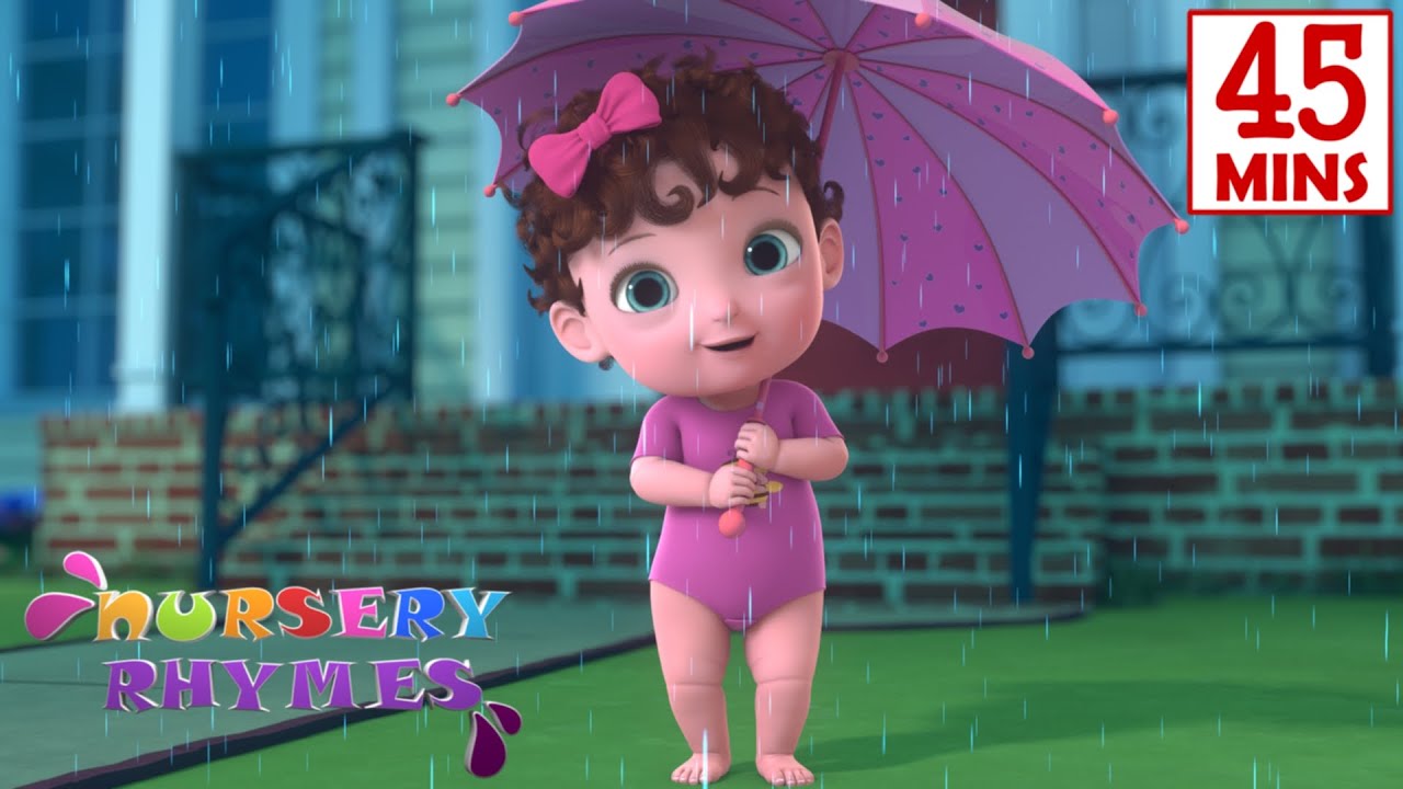 ⁣Rain Rain Go Away + More Nursery Rhymes & Baby Songs - Kidsberry