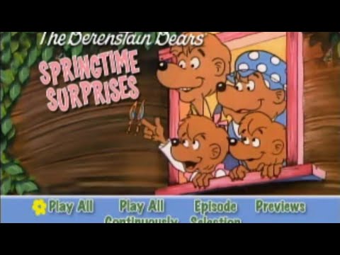 The Berenstain Bears Springtime Surprises DVD Menu
