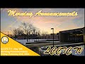 LCCTC - Morning Announcements Day 103 (Friday- 02/02/24)