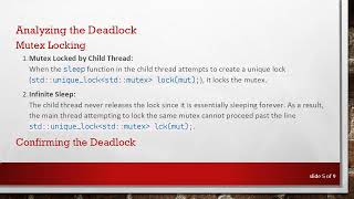 Understanding Deadlock in Multithreading with Condition Variables in C+ + 17