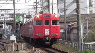 名鉄6006F 1445ﾚ普通佐屋 須ヶ口駅発車