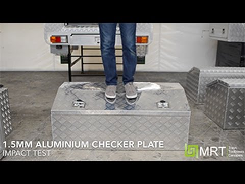 Putting Aluminium Checker Plate Thickness To The Test Youtube