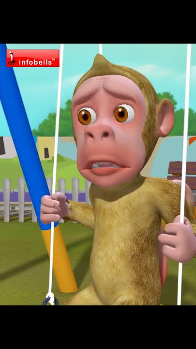 Bandar Jhool Jhool Raha hai | Hindi Rhymes & Kids Songs | Infobells #hindirhymes  #hindicartoons