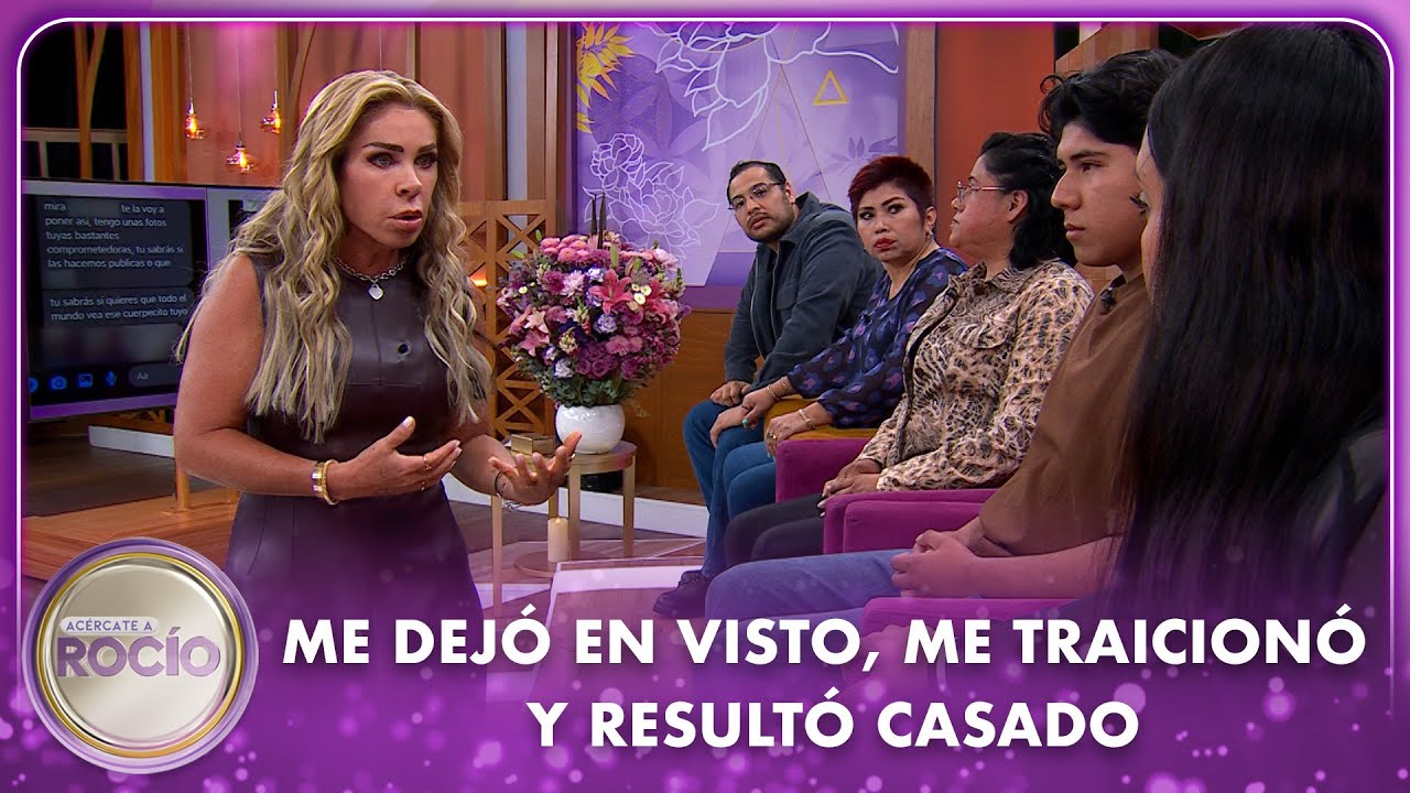 Me dejó en visto, me traicionó y resultó casado | 26.08.25 | Acércate a Rocío