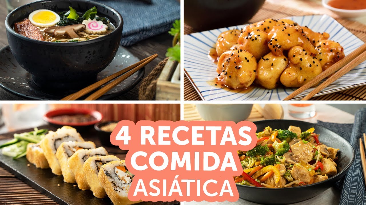 4 recetas de comida asiática | Kiwilimón - YouTube