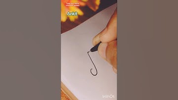How to do a signature for your name 💫✍🏻Ankit name signature #trending #signature #signoartist
