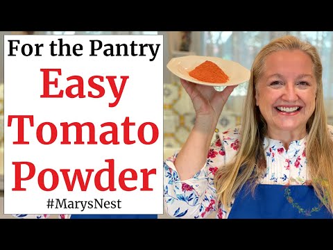 How to Make Tomato Powder in the Oven or the Dehydrator