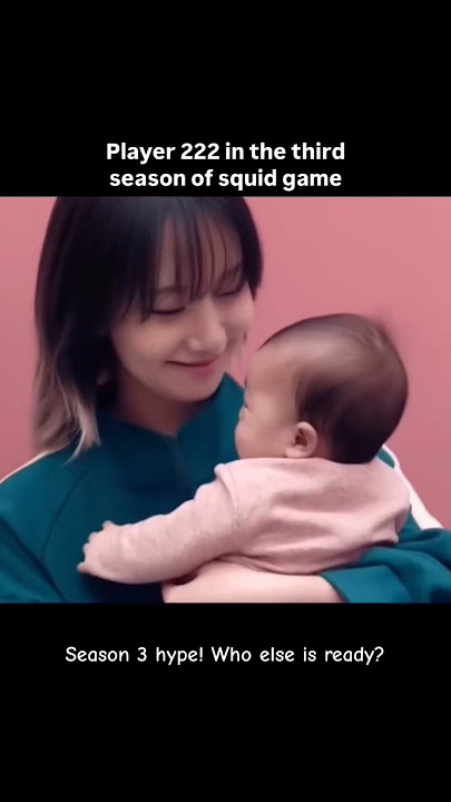 Player 222 in squid game season 3 AI Generated | Kim Jun-hee pregnant women in squid game #aivideo