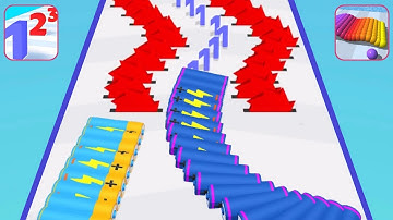 Satisfying Mobile Game Max Gameplay:BallRun 2048,Number Master: Run and Merge,Canvas Run,Battery Run