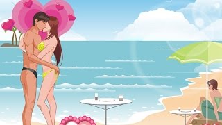 Beach Kiss Game: Girl Kissing Games screenshot 1