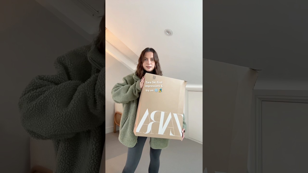Первые впечатления и примерка горнолыжной одежды Zara Ski ❄️🎿 